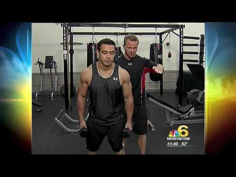 Shoulder Workout: NBC MIAMI Fitness Expert Billy Beck III with Andrew Magri show you how.