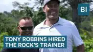 Esclusiva di Business Insider: Tony Robbins ha assunto l'allenatore di The Rock